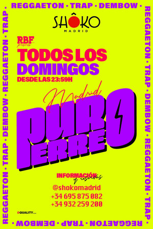 PURO PERREO - Sunday, 19.7.2026